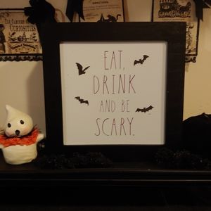 Rae Dunn halloween sign